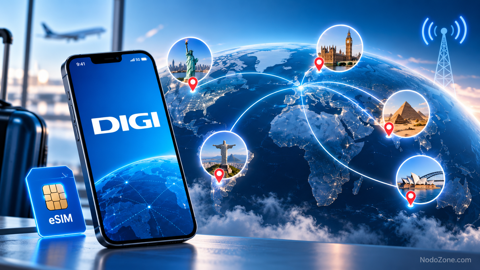 DIGI incorpora cinco destinos a su roaming: de 1,8432 a 90 euros por GB