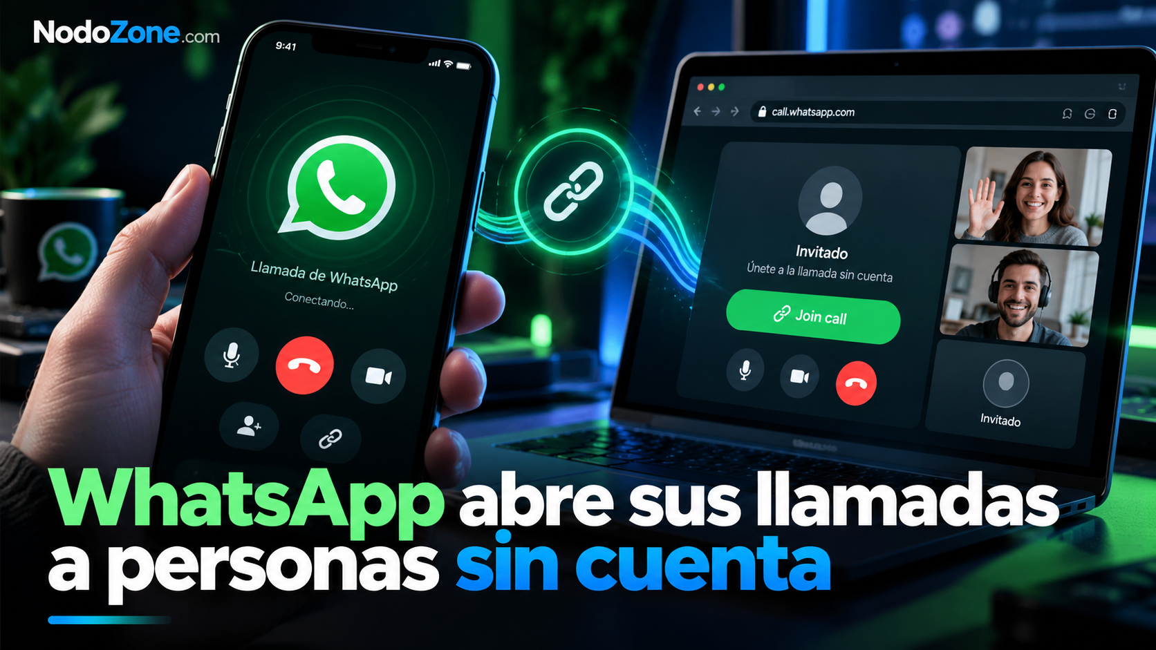 WhatsApp abre sus llamadas a personas sin cuenta: basta una invitación para entrar desde el navegador