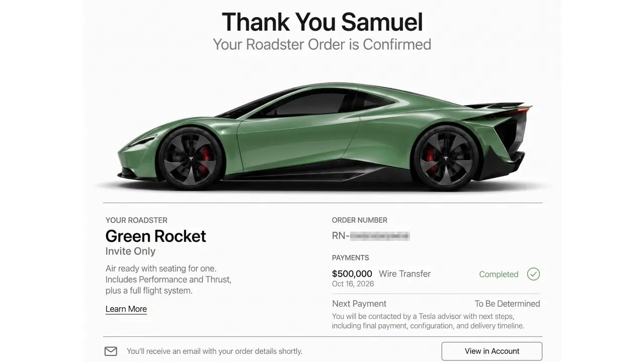 Tesla  recibe las primeras reservas 500.000 dólares  sin garantizar la entrega