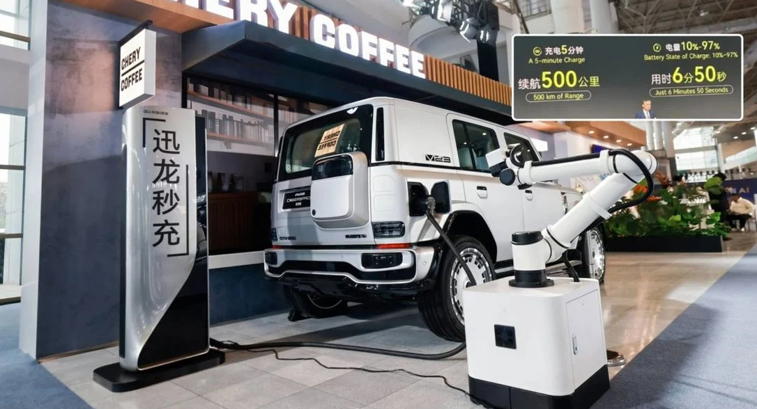 Del 10% al 97% en menos de 7 minutos: Chery entra en la guerra de la carga con su sistema de 1.440 kW