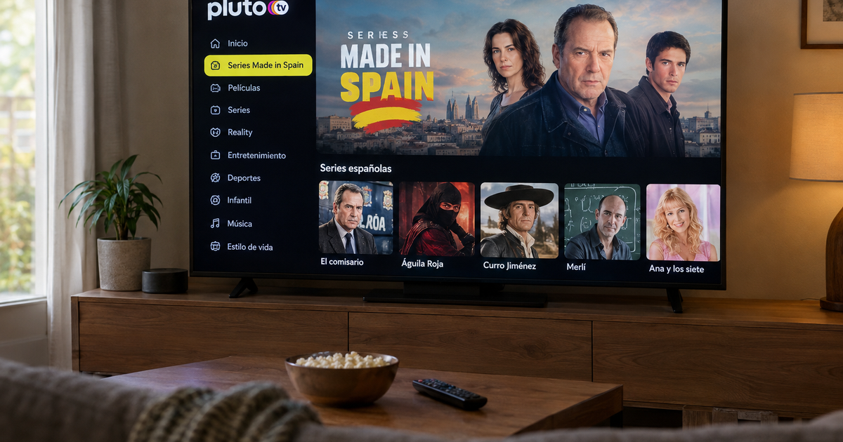 Pluto TV incorpora Series Made in Spain, un canal gratis de series españolas