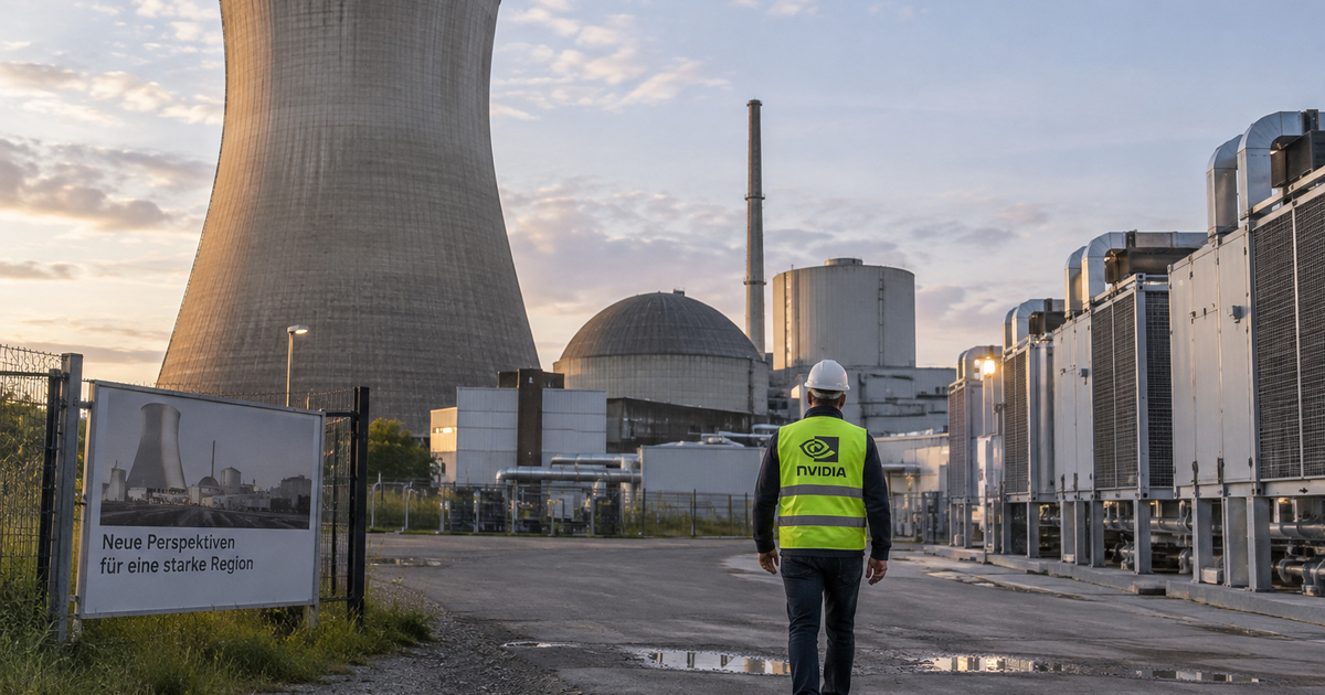 NVIDIA estudia llevar centros de datos de IA a antiguas centrales nucleares alemanas