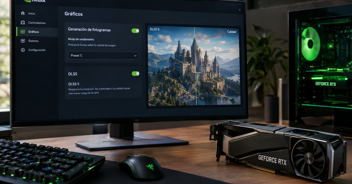 NVIDIA lleva un nuevo modo de generación de fotogramas a las RTX 4000 y reduce la carga de DLSS 5