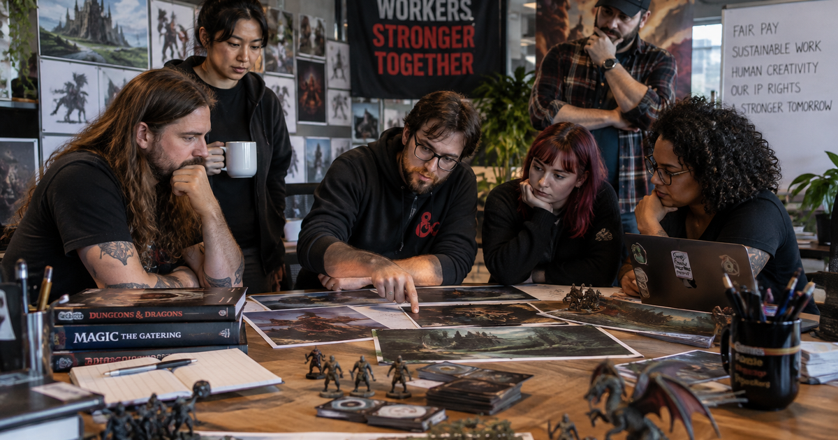 Trabajadores de Dungeons & Dragons y Magic se sindicalizan para exigir límites a la IA