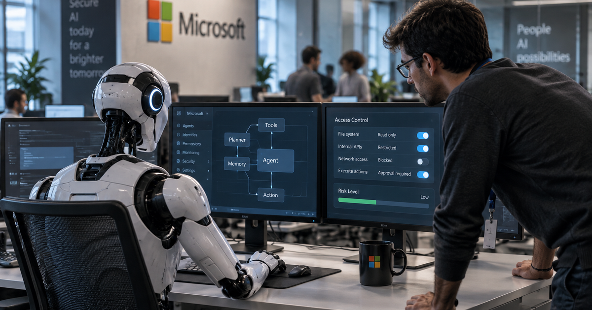 Microsoft plantea limitar los permisos de los agentes de IA mientras impulsa su adopción