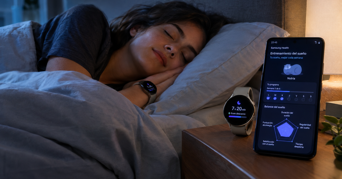 Samsung Health reduce a tres días los datos para iniciar su Entrenamiento del sueño
