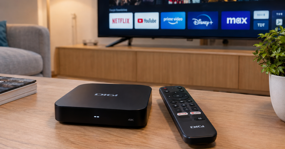 El deco 4K de Digi TV cuesta 1,50 euros al mes para nuevas altas: cuándo compensa