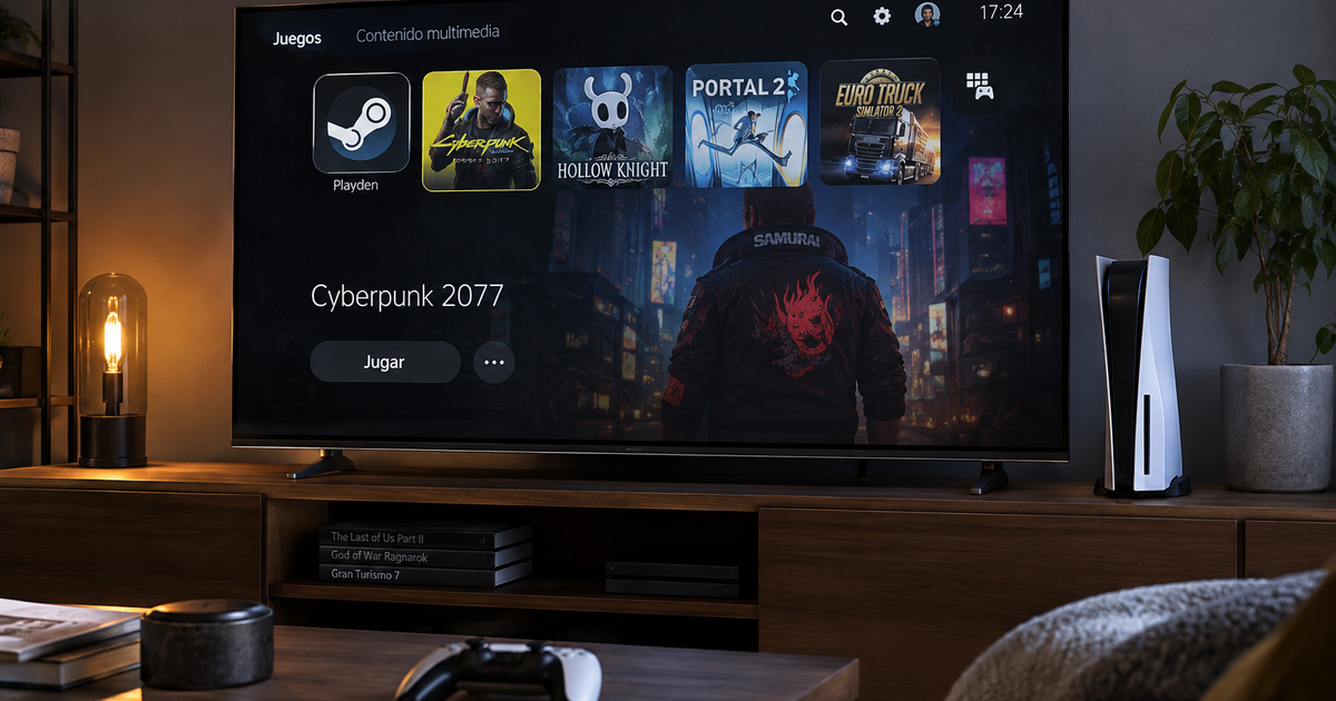 Playden lleva juegos de Steam a PS5 con jailbreak y sin streaming