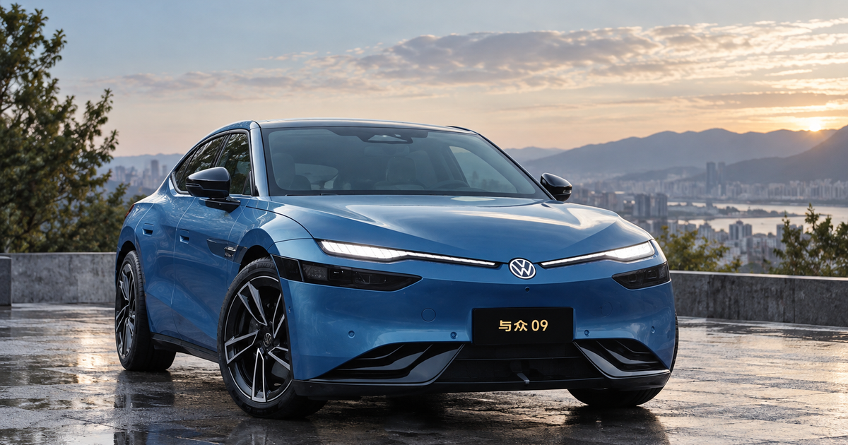 Volkswagen ID. Unyx 09: una berlina para China con carga 5C y hasta 755 km CLTC