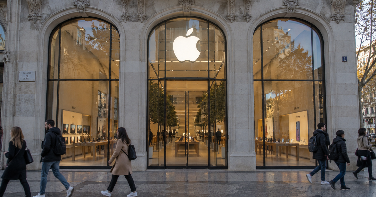 Las Apple Store de Sol y Passeig de Gràcia cerrarán a las 15:00 el 31 de octubre