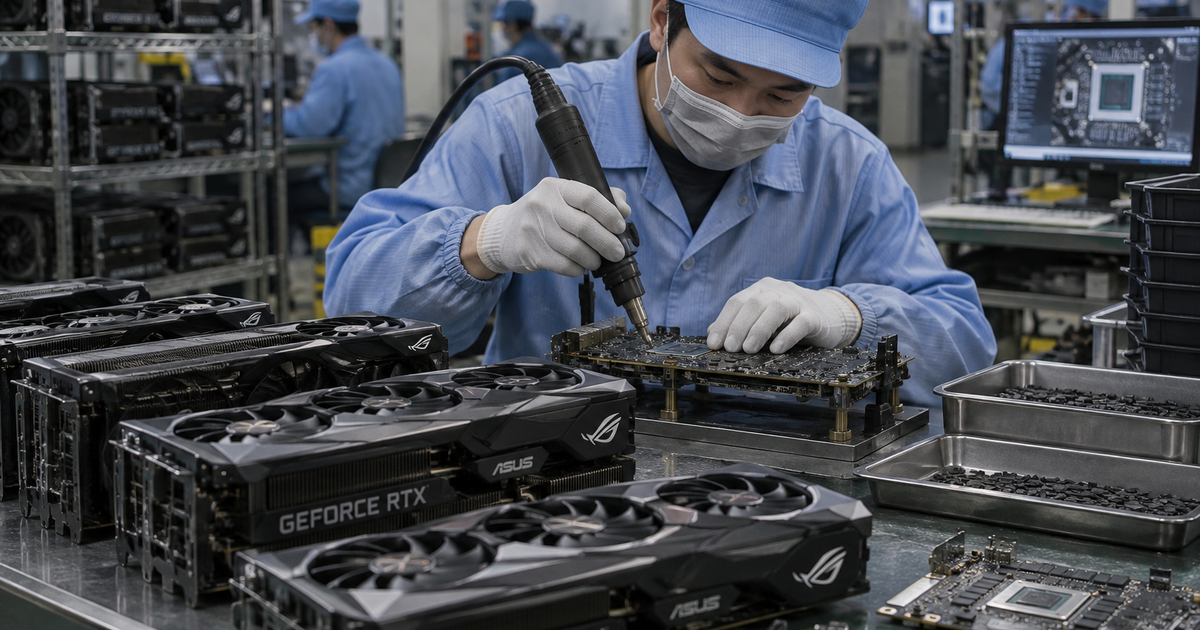 RTX 5090 desmontadas para la IA: otro destino para las gráficas de juego en China