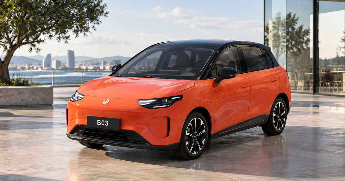 Leapmotor B03: 197 CV y hasta 390 km de autonomía para competir con el Renault 5