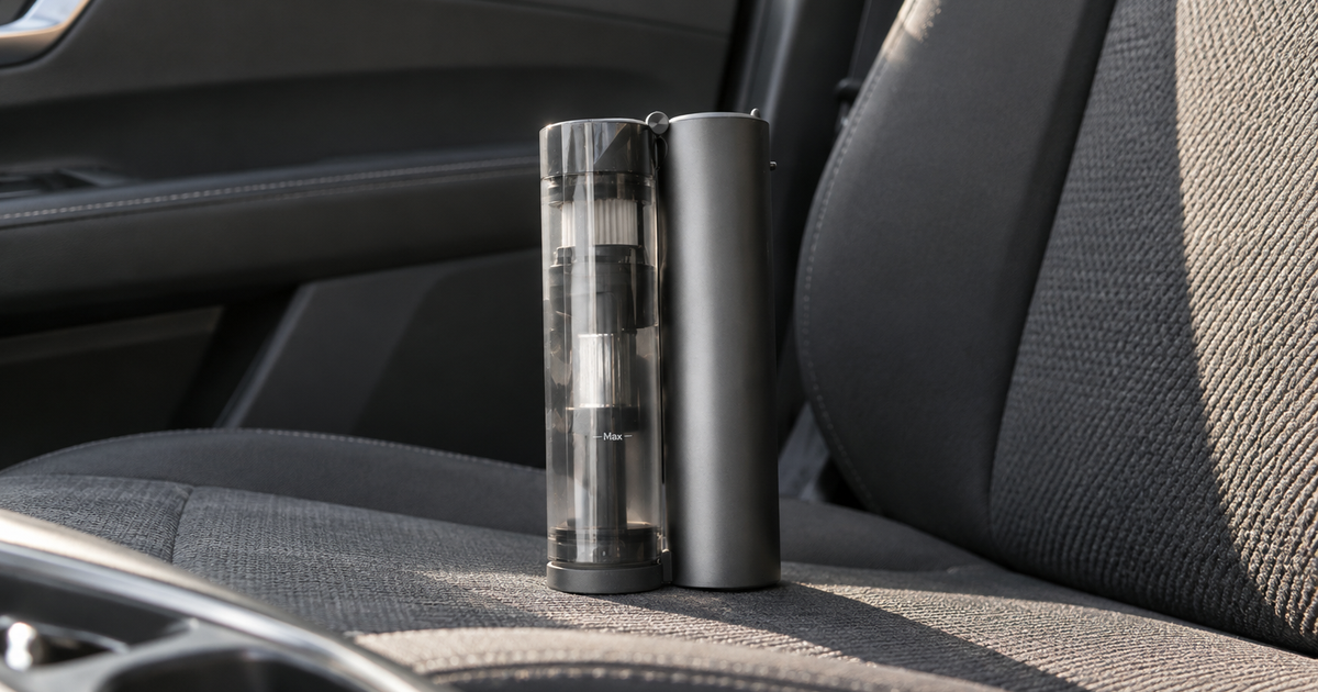 Xiaomi presenta un aspirador plegable para el coche de 446 gramos y 20.000 Pa